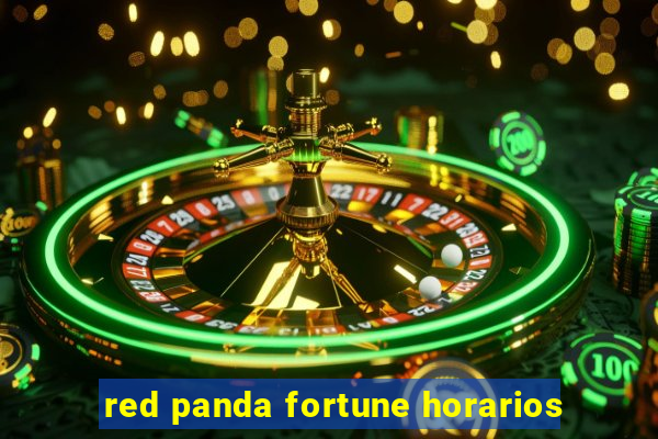 red panda fortune horarios